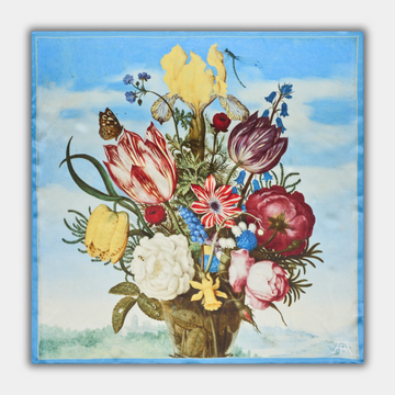 Ambrosius Bosschaert - Gėlių puokštė ant atbrailos