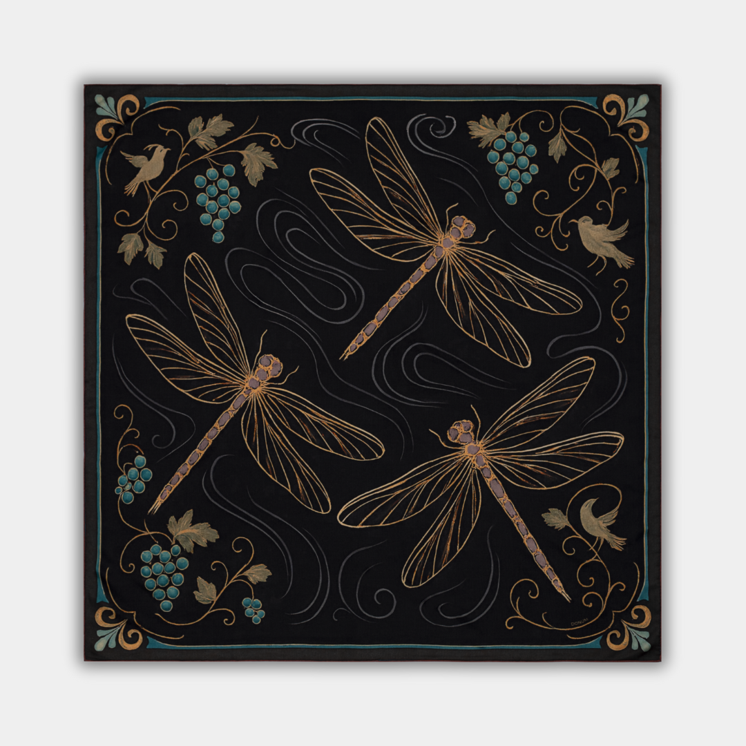 Kašmyro ir šilko skara NO.05 | 129x129