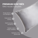 Šilkinis pagalvės užvalkalas