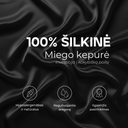 Šilkinė miego kepurė