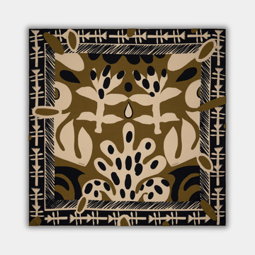 Kašmyro ir šilko skara NO.04 | 129x129