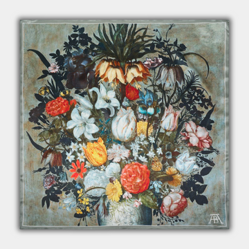 Ambrosius Bosschaert - Gėlės kiniškoje vazoje, kriauklė ir vabzdžiai