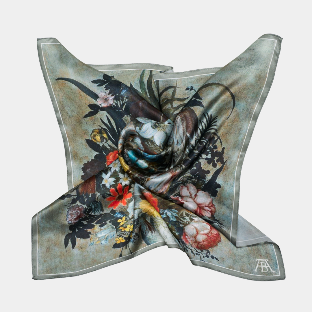 Ambrosius Bosschaert - Gėlės kiniškoje vazoje, kriauklė ir vabzdžiai